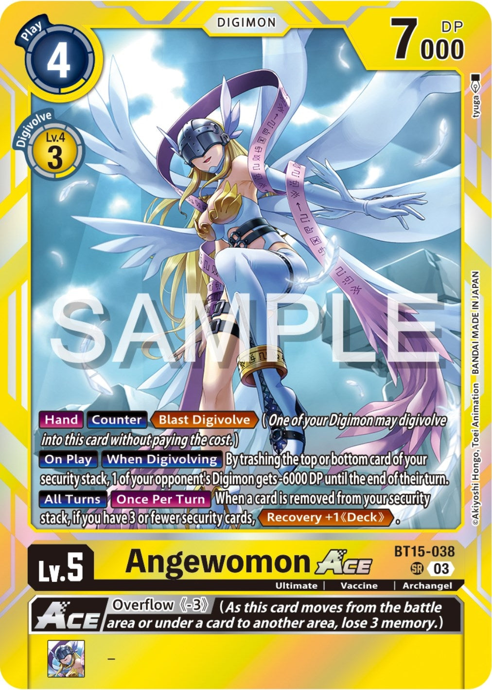 Angewomon ACE (15038) [BT15] - Digimon Card Game Single