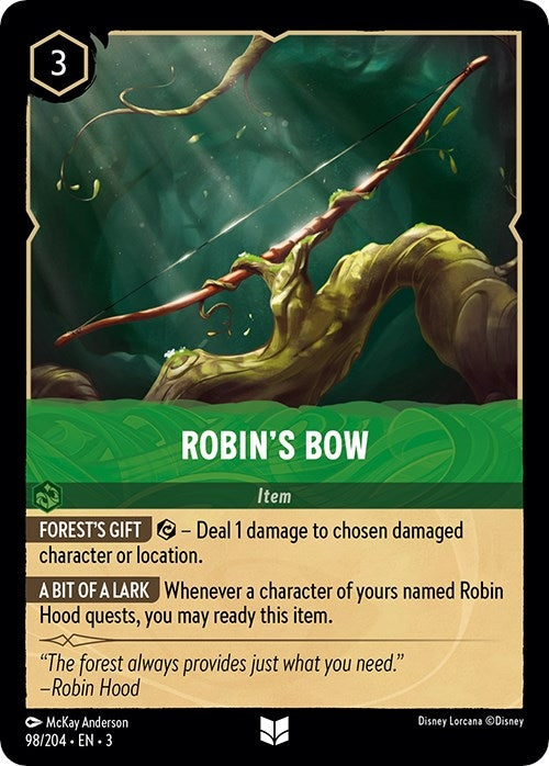 Robin’s Bow (98) (3) - Disney Lorcana Single