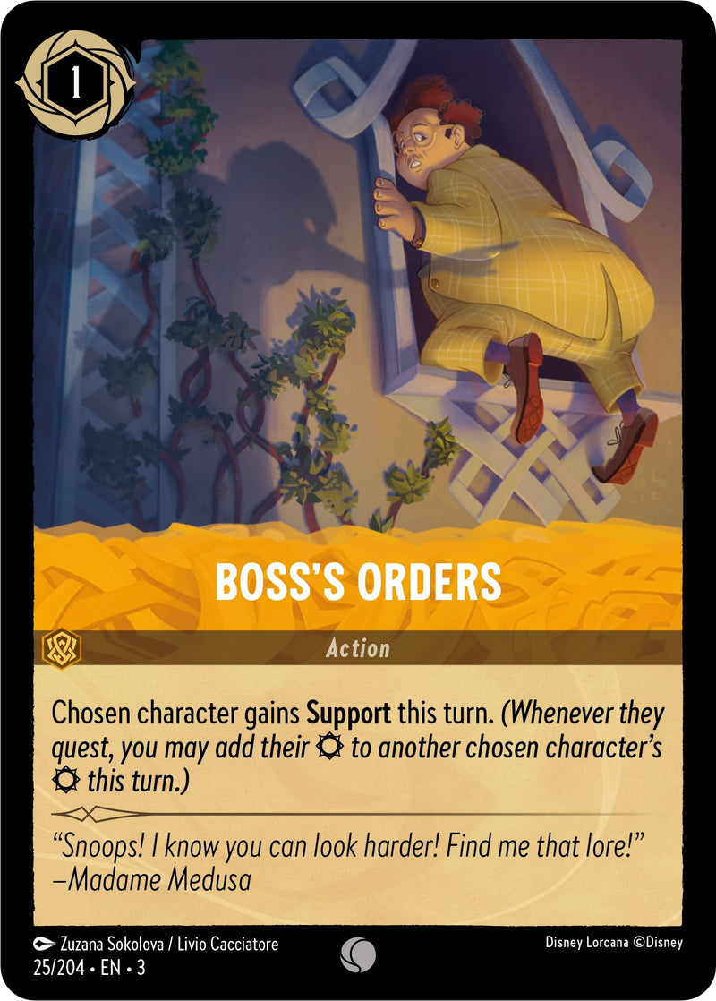 Boss’s Orders (25) (3) - Disney Lorcana Single