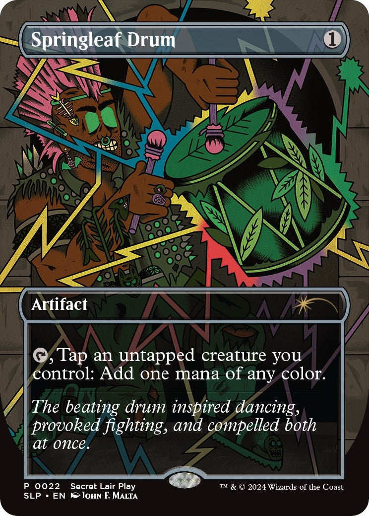 Springleaf Drum (22) [PTP] - MTG Single