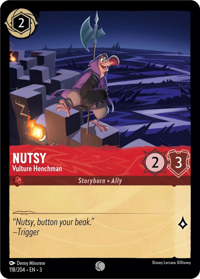 Nutsy - Vulture Henchman (118) (3) - Disney Lorcana Single