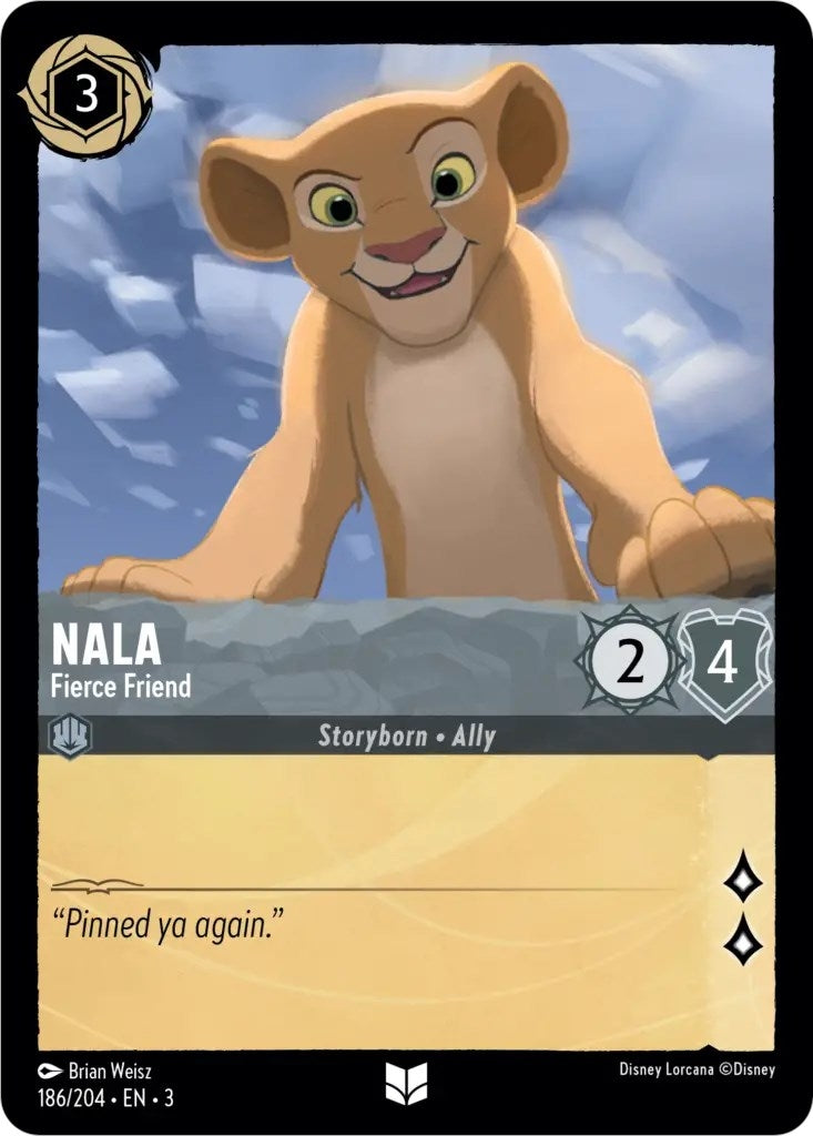 Nala - Fierce Friend (186) (3) - Disney Lorcana Single