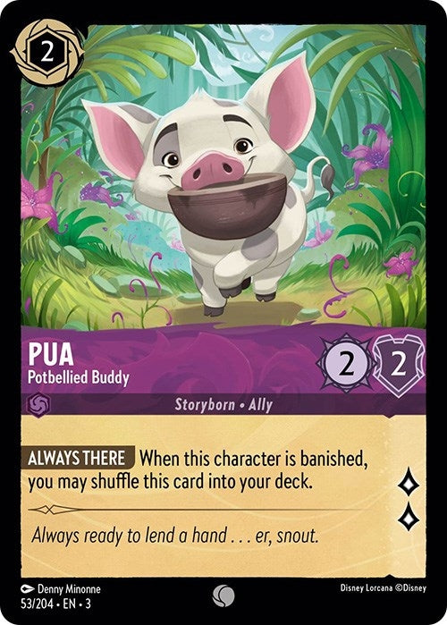 Pua - Potbellied Buddy (53) (3) - Disney Lorcana Single