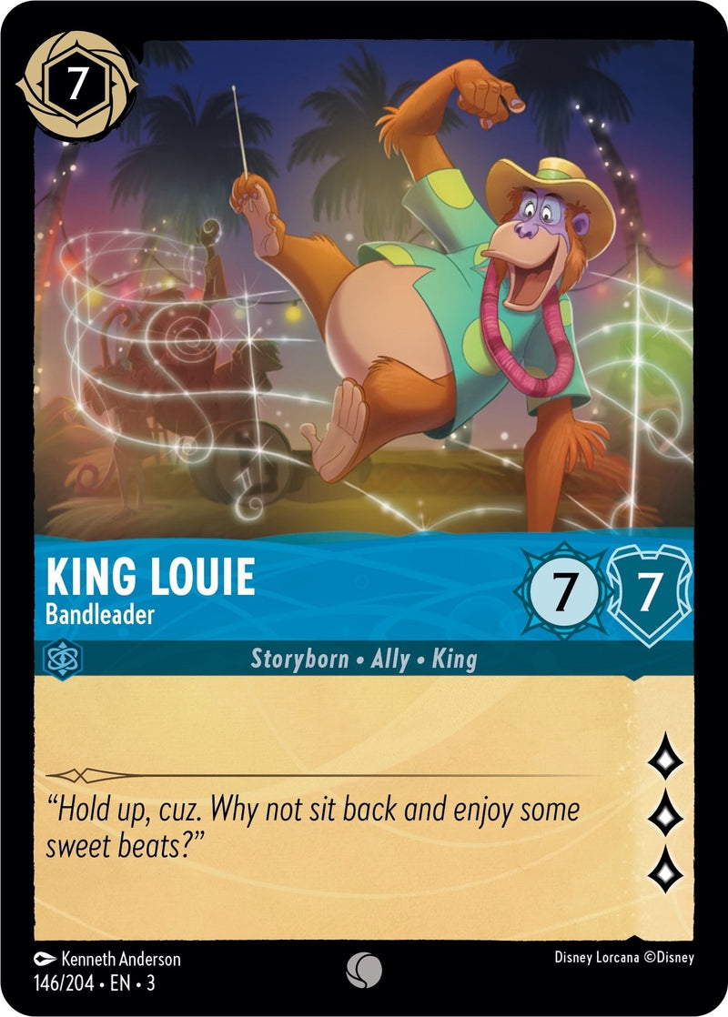 King Louie - Bandleader (146) (3) - Disney Lorcana Single