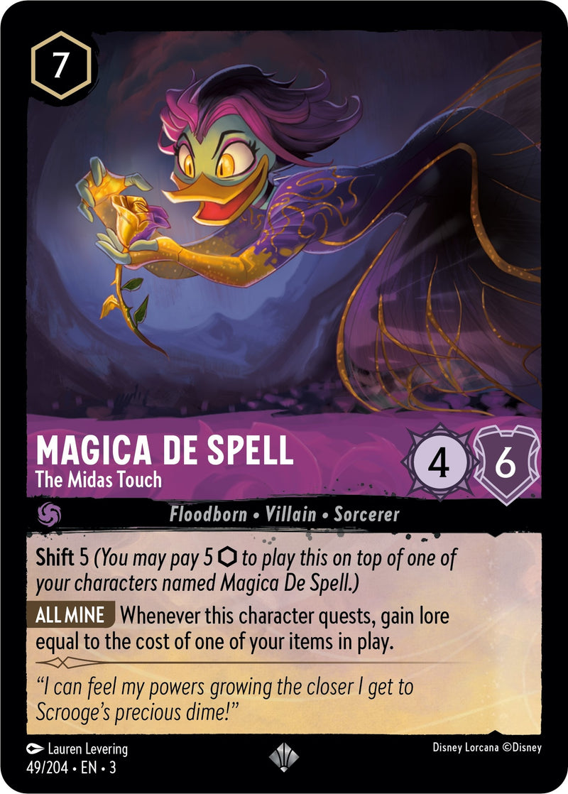 Magica De Spell - The Midas Touch (49) (3) - Disney Lorcana Single