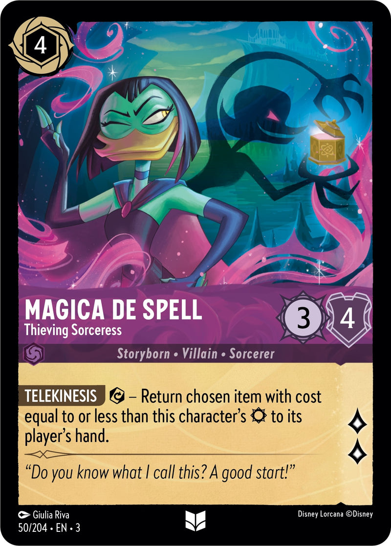 Magica De Spell - Thieving Sorceress (50) (3) - Disney Lorcana Single