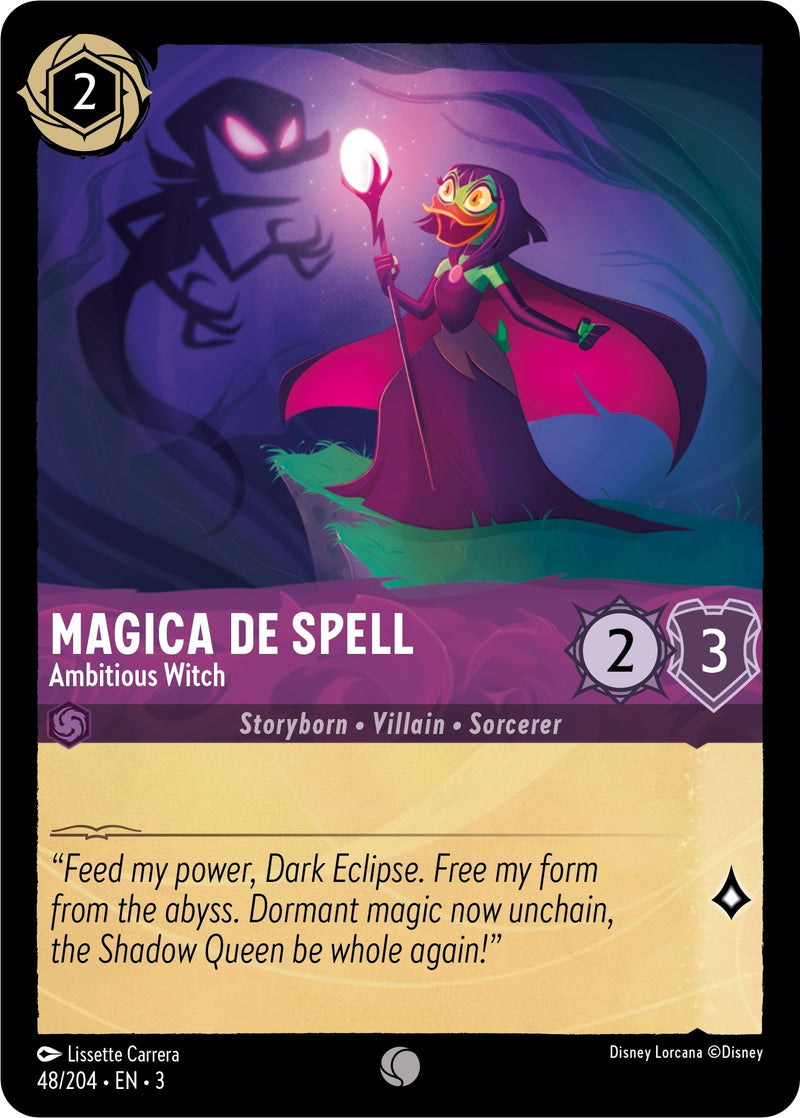 Magica De Spell - Ambitious Witch (48) (3) - Disney Lorcana Single