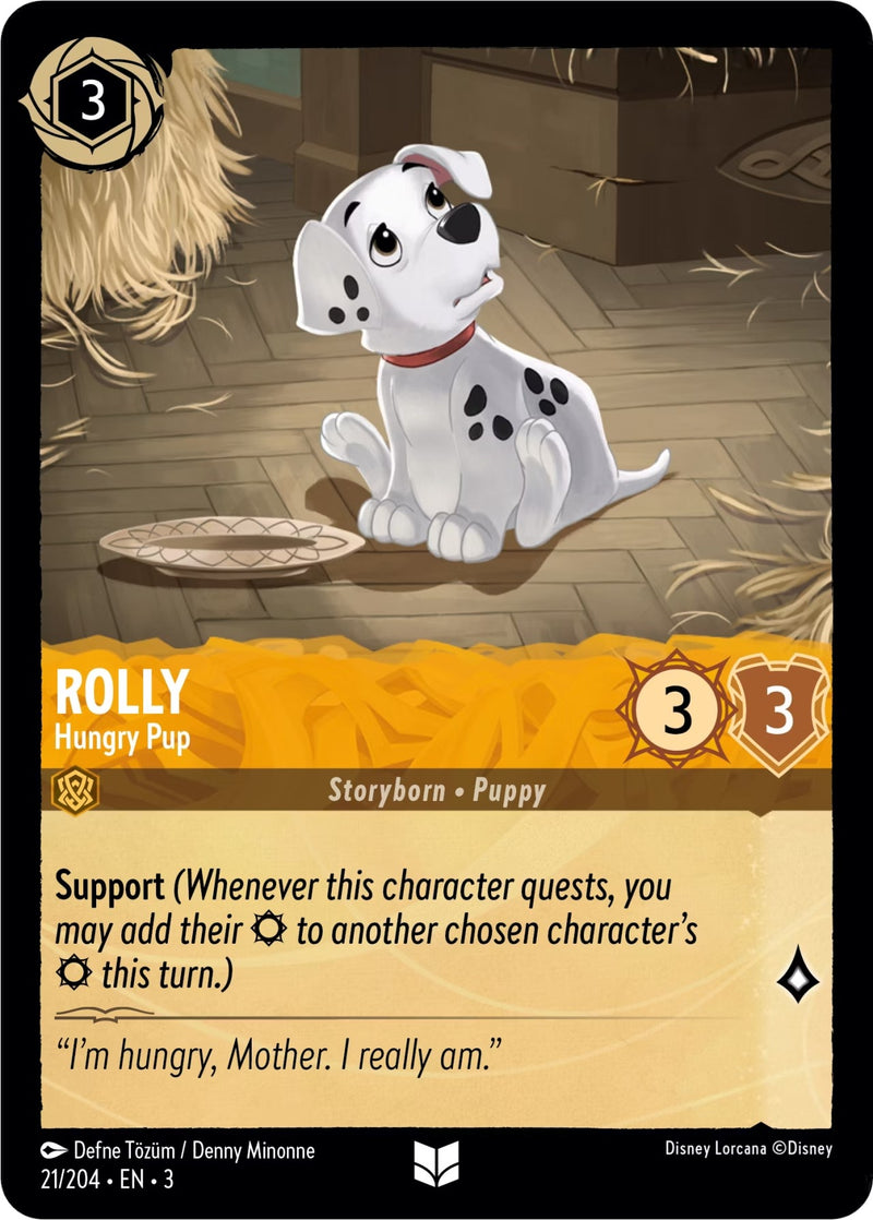 Rolly - Hungry Pup (21) (3) - Disney Lorcana Single
