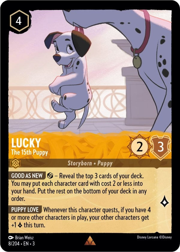 Lucky - The 15th Puppy (8) (3) - Disney Lorcana Single
