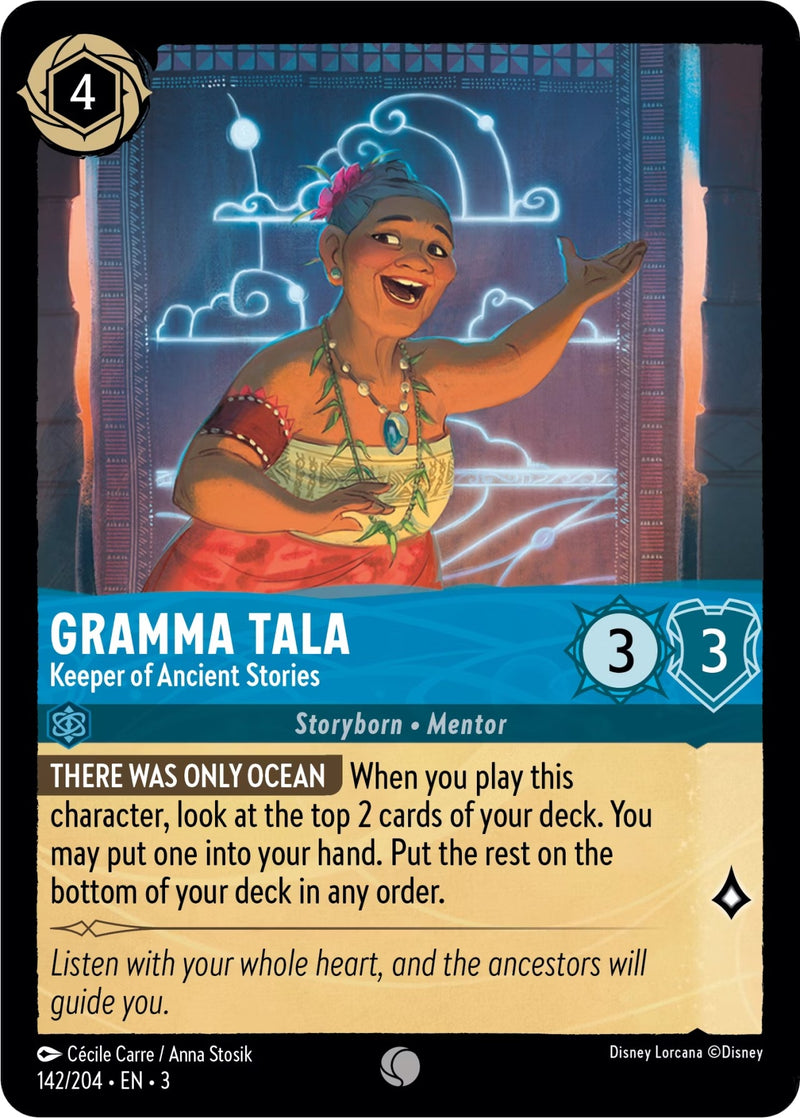 Gramma Tala - Keeper of Ancient Stories (142) (3) - Disney Lorcana Single