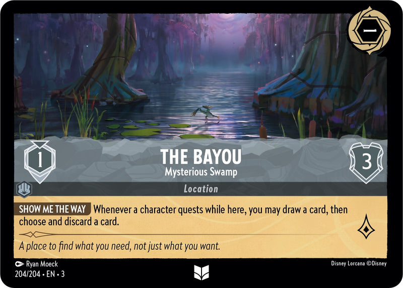 The Bayou - Mysterious Swamp (204) (3) - Disney Lorcana Single