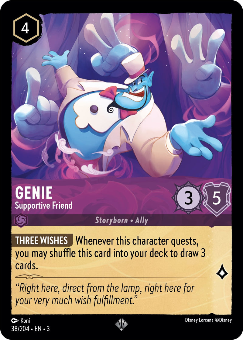 Genie - Supportive Friend (38) (3) - Disney Lorcana Single