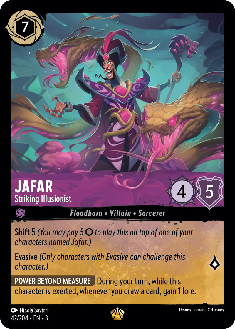 Jafar - Striking Illusionist (42) (3) - Disney Lorcana Single