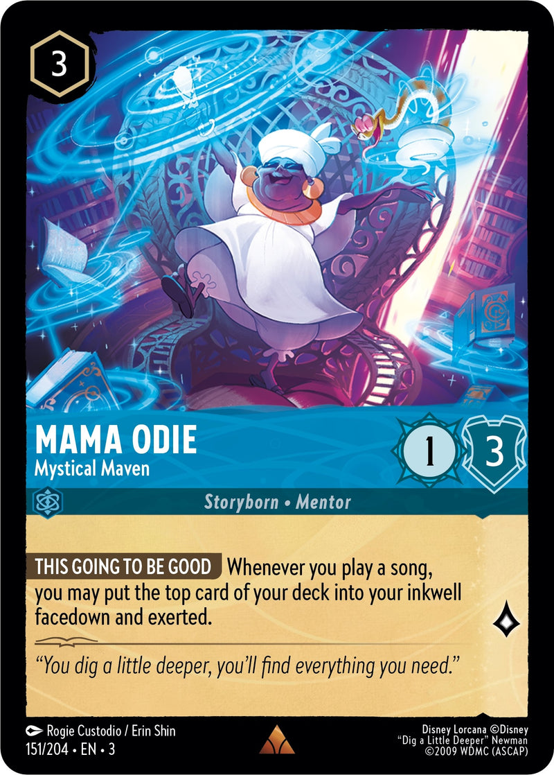 Mama Odie - Mystical Maven (151) (3) - Disney Lorcana Single