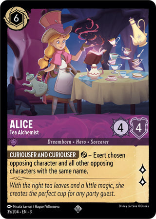 Alice - Tea Alchemist (35) (3) - Disney Lorcana Single