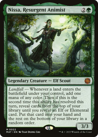Nissa Resurgent Animist (22) [PPMKM] - MTG Single
