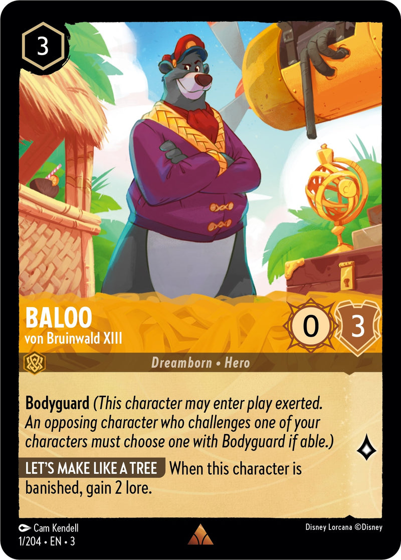 Baloo - von Bruinwald XIII (1) (3) - Disney Lorcana Single