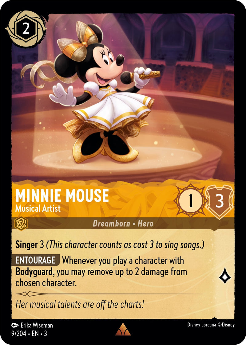Minnie Mouse - Musical Artist (9) (3) - Disney Lorcana Single