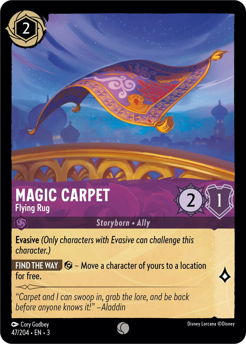 Magic Carpet - Flying Rug (47) (3) - Disney Lorcana Single