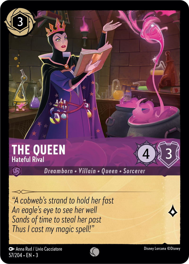 The Queen - Hateful Rival (57) (3) - Disney Lorcana Single
