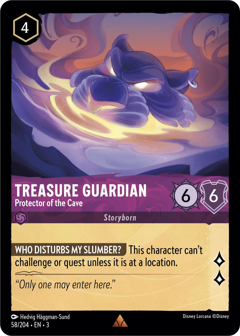Treasure Guardian - Protector of the Cave (58) (3) - Disney Lorcana Single