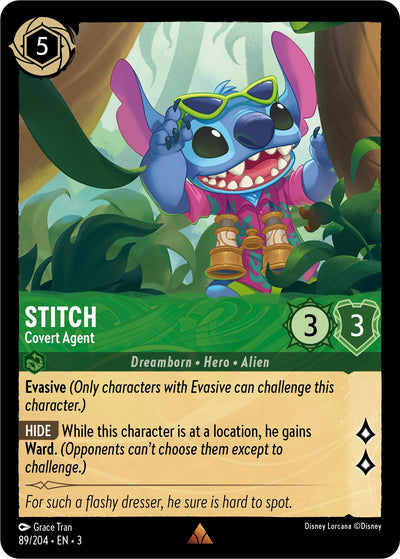 Stitch - Covert Agent (89/204) [Into the Inklands]