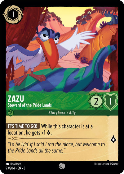 Zazu - Steward of the Pride Lands (93/204) [Into the Inklands]