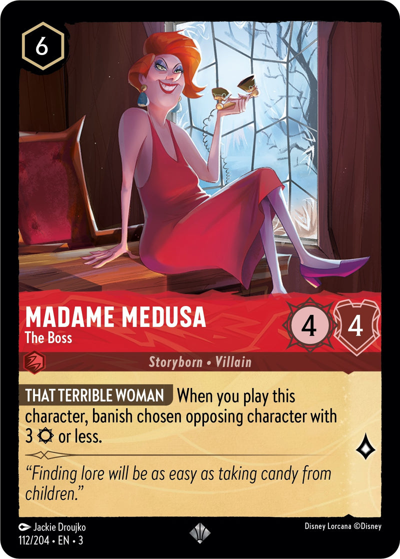 Madame Medusa - The Boss (112) (3) - Disney Lorcana Single