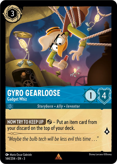 Gyro Gearloose - Gadget Whiz (144/204) [Into the Inklands]