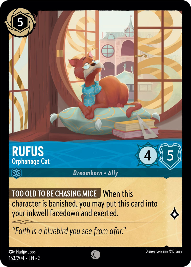 Rufus - Orphanage Cat (153) (3) - Disney Lorcana Single
