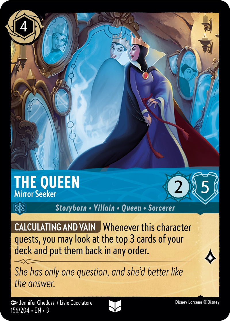 The Queen - Mirror Seeker (156) (3) - Disney Lorcana Single