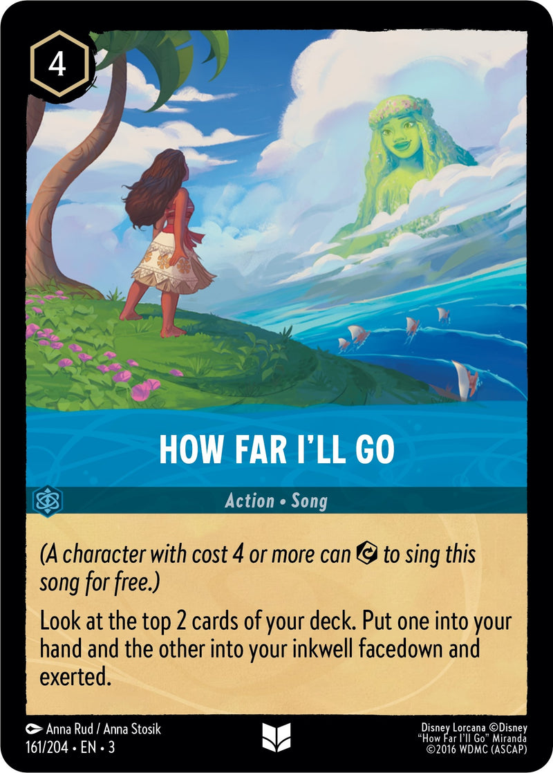 How Far I’ll Go (161) (3) - Disney Lorcana Single