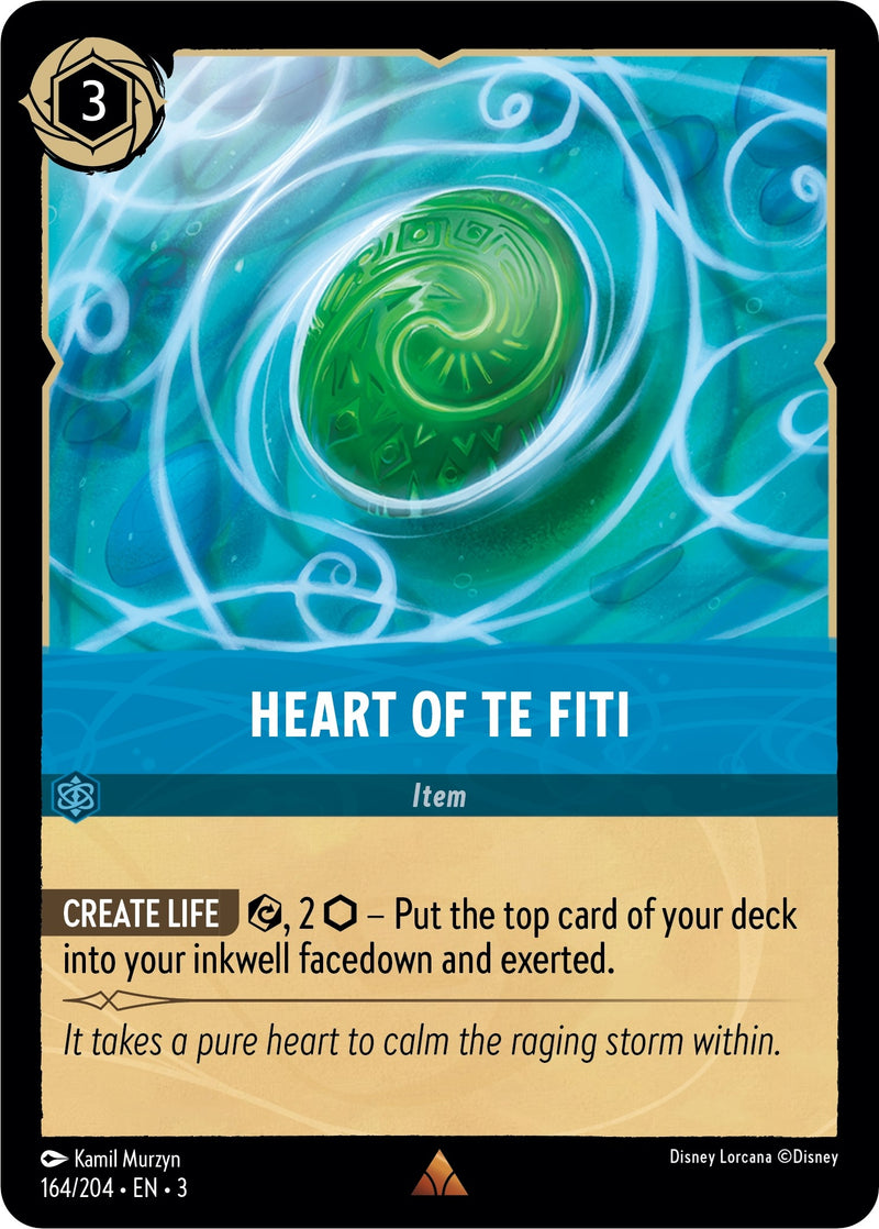 Heart of Te Fiti (164) (3) - Disney Lorcana Single