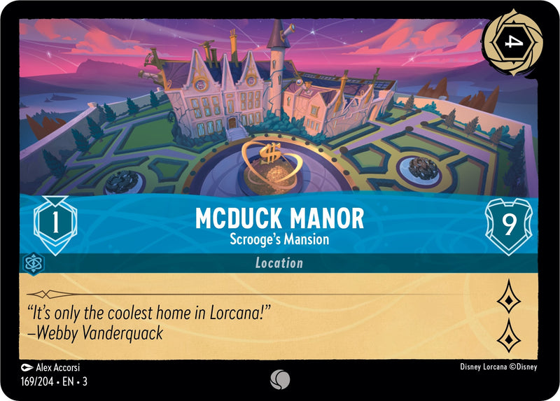 McDuck Manor - Scrooge’s Mansion (169) (3) - Disney Lorcana Single