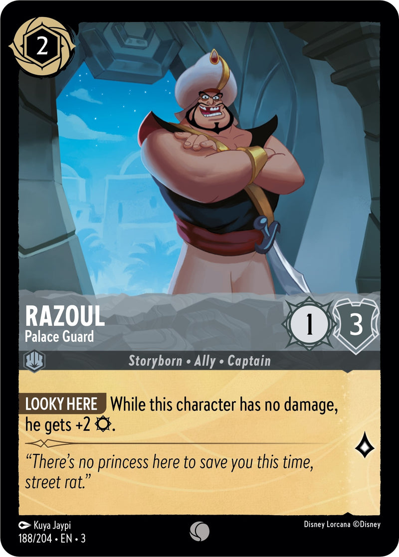 Razoul - Palace Guard (188) (3) - Disney Lorcana Single