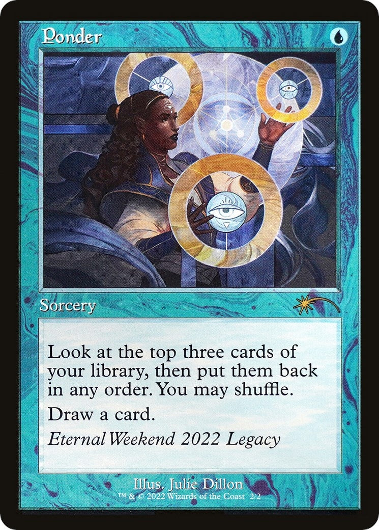 Ponder (Eternal Weekend 2022 Promo) (2) [UMP] - MTG Single