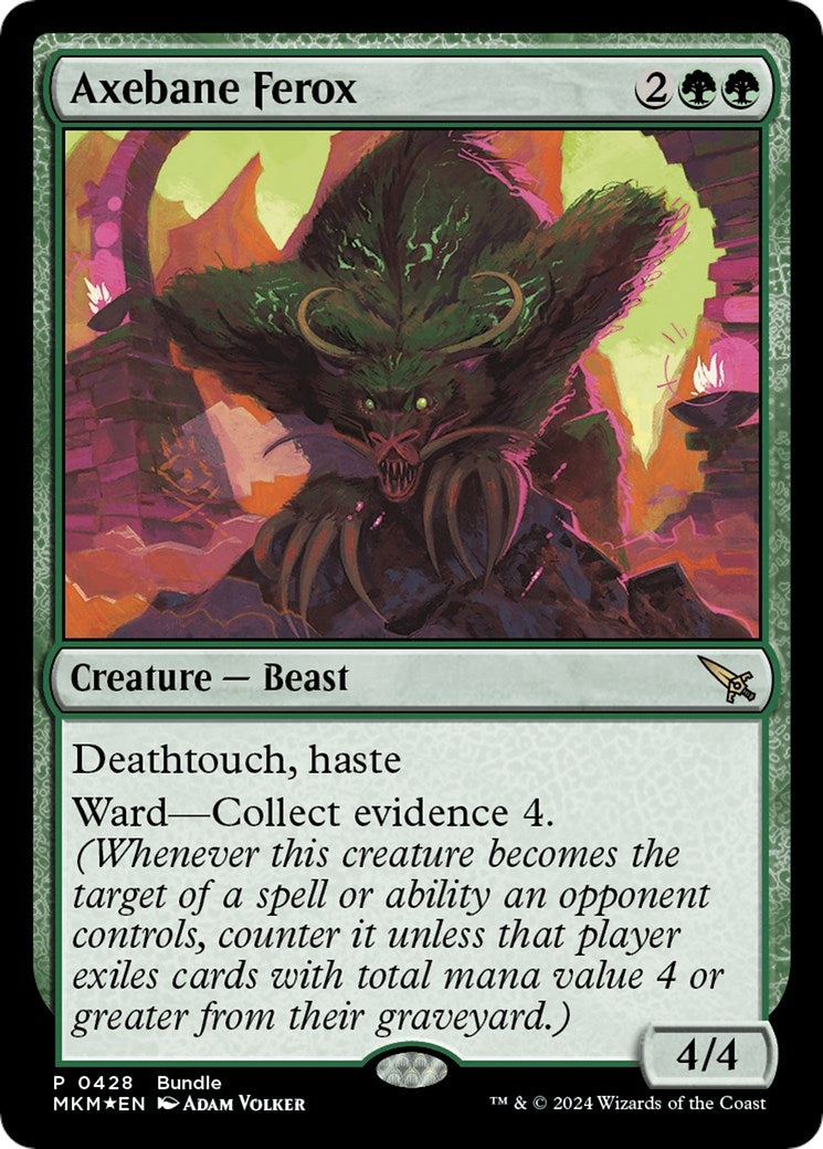 Axebane Ferox (MKM Bundle) (428) [UMP] - MTG Single
