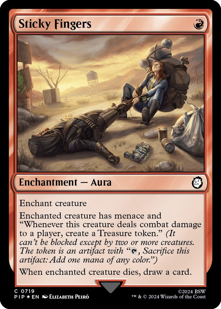 Sticky Fingers (Surge Foil) (719) [PIP] - MTG Single