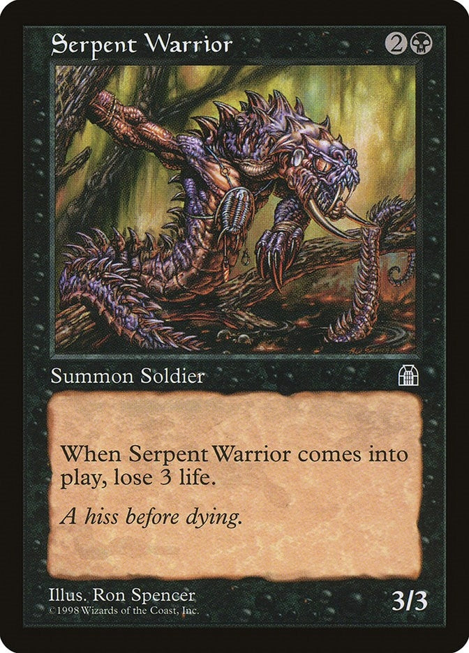 Serpent Warrior [STH] - MTG Single