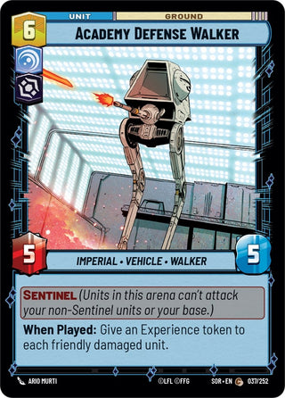 Academy Defense Walker (37) (SOR) - Star Wars: Unlimited Single
