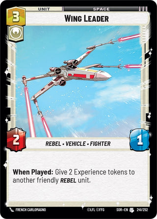 Wing Leader (241) (SOR) - Star Wars: Unlimited Single