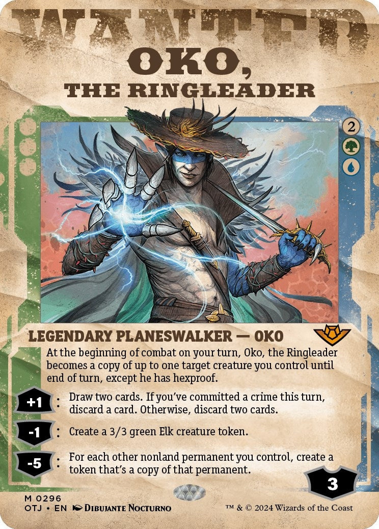 Oko the Ringleader (Showcase) (296) [OTJ] - MTG Single