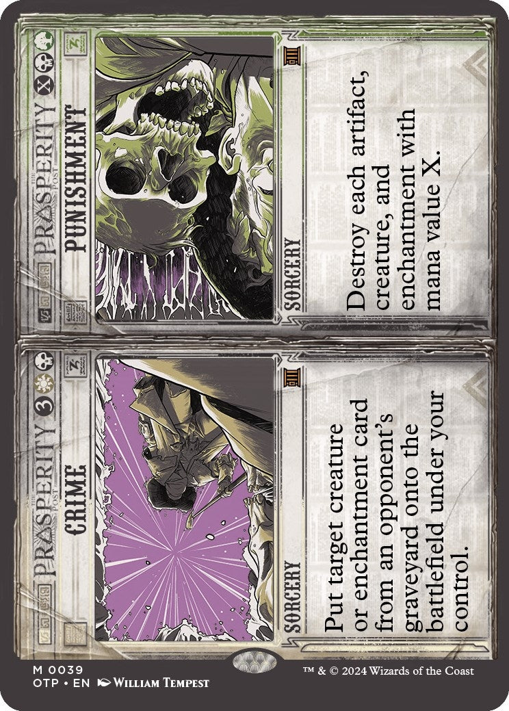 Crime // Punishment (39) [OTP] - MTG Single