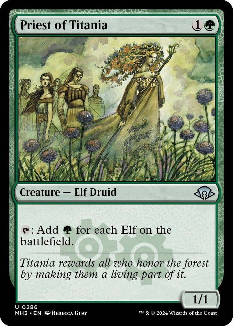 Priest of Titania (286) [MH3] - MTG Single