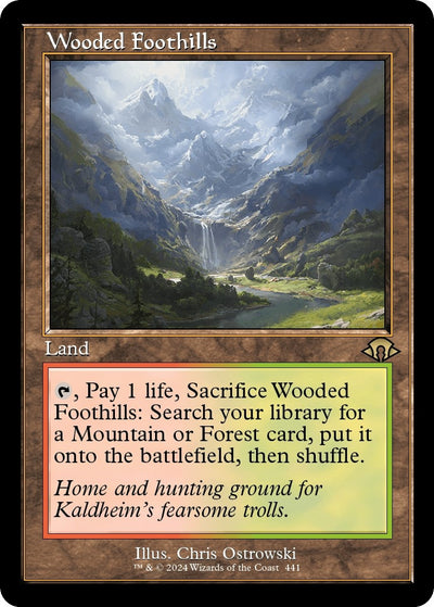 Wooded Foothills (Retro Frame) (441) [MH3]
