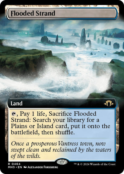 Flooded Strand (Extended Art) (464) [MH3]