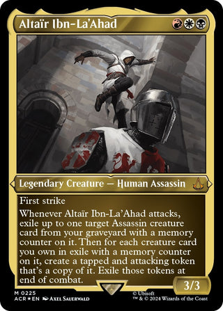 Altair Ibn-La’Ahad (Foil Etched) (225) [ACR] - MTG Single