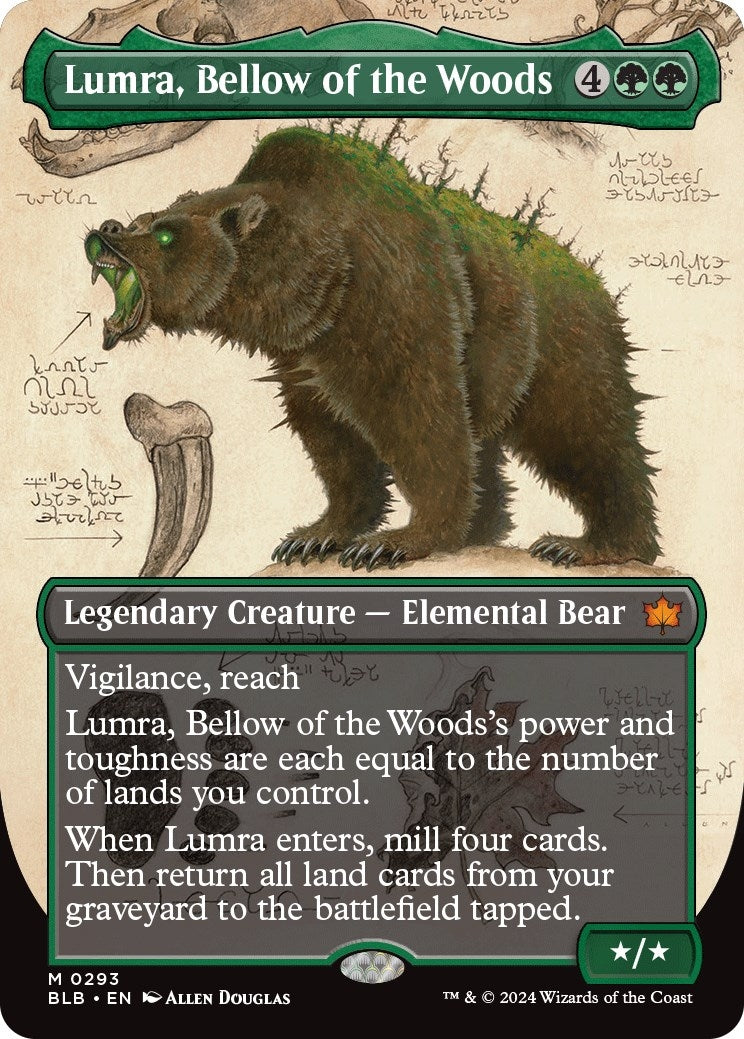 Lumra Bellow of the Woods (Borderless) (0293) (293) [BLB] - MTG Single