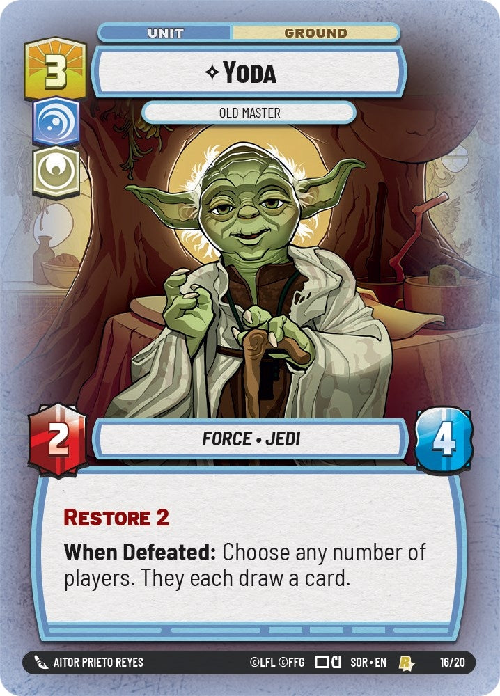 Yoda - Old Master (16) (SOR-WPP) - Star Wars: Unlimited Single