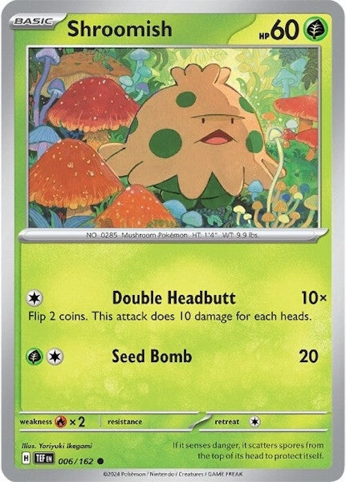 Shroomish (006/162) (TEF) - Pokemon Single